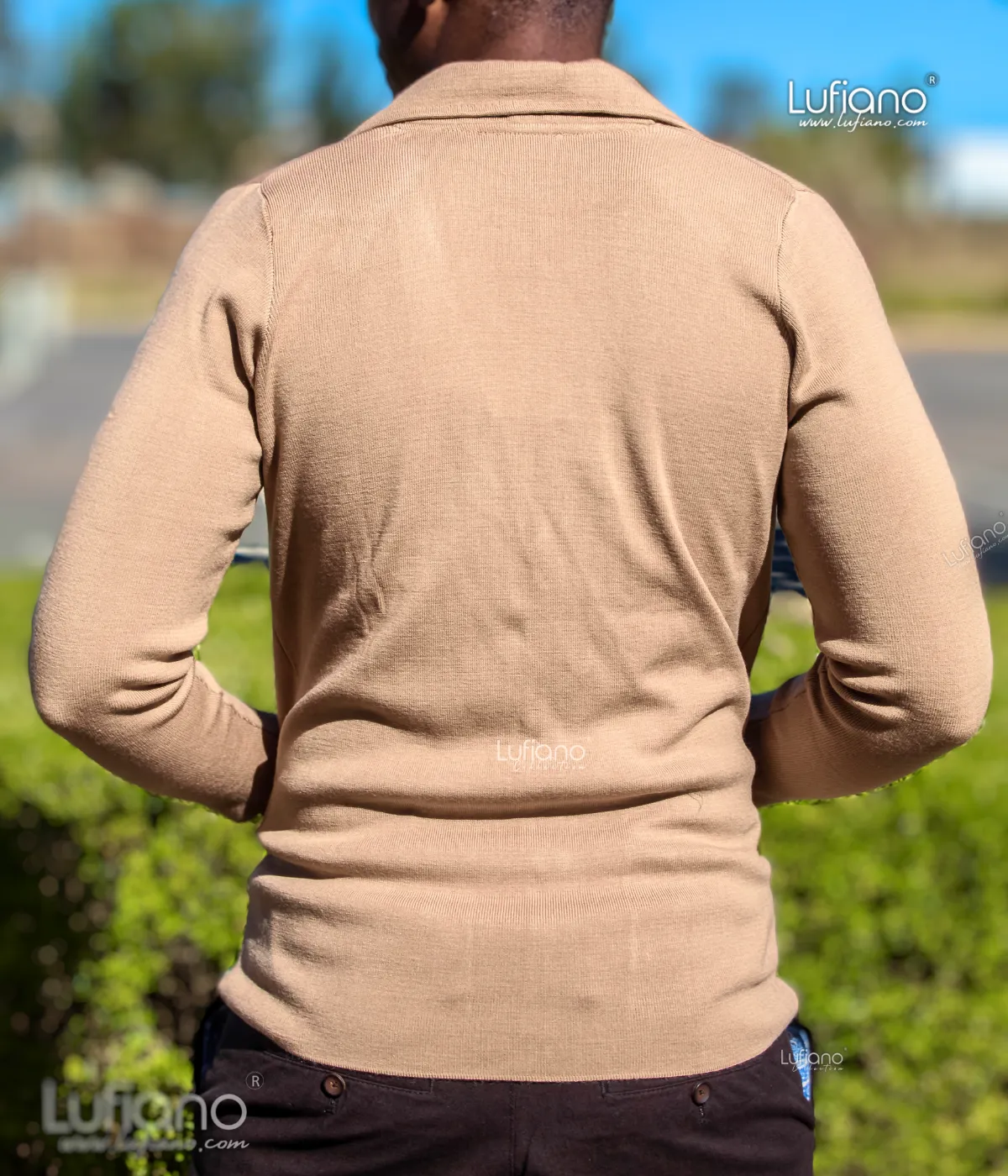 11237 Long Sleeve Jersey : Camel