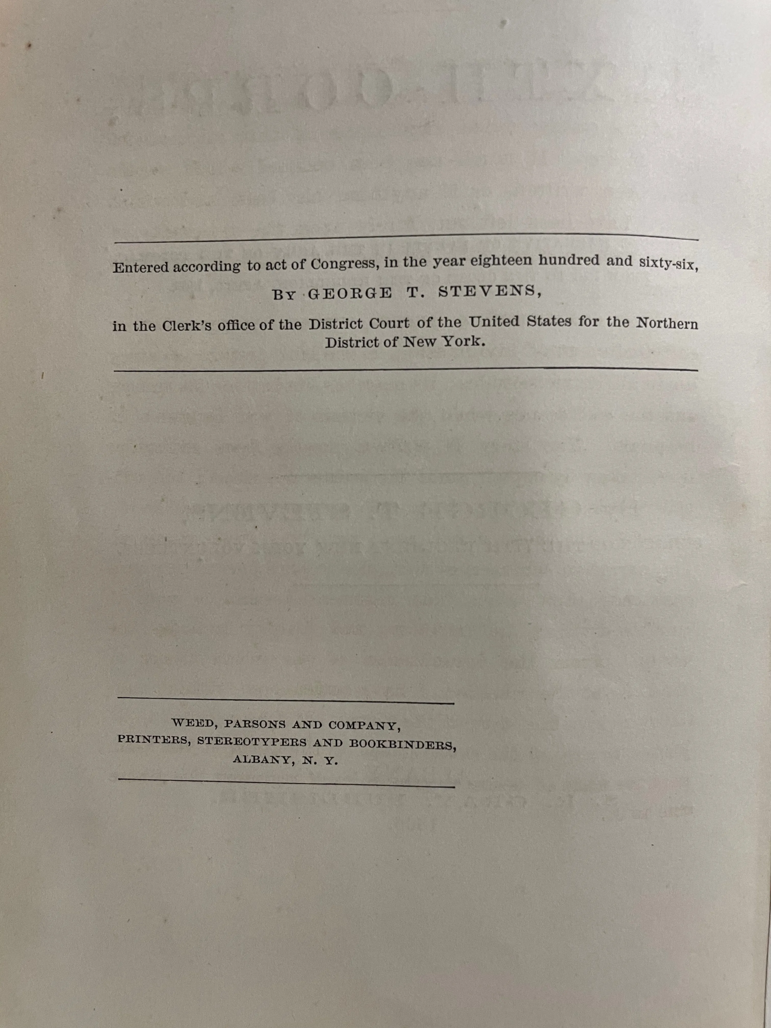 1866 First Edition Three Years in the Sixth Corps