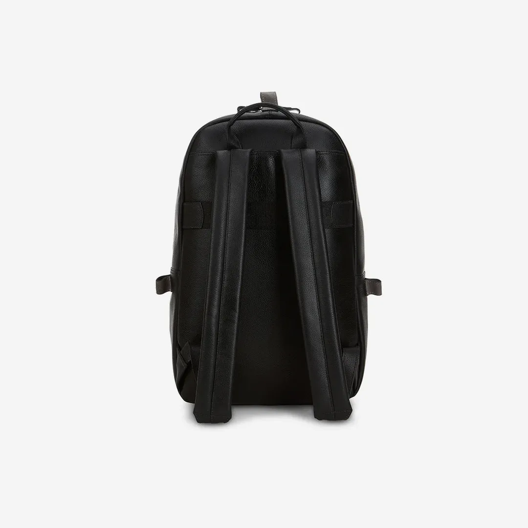 18's Leather Backpack With Suede Trim