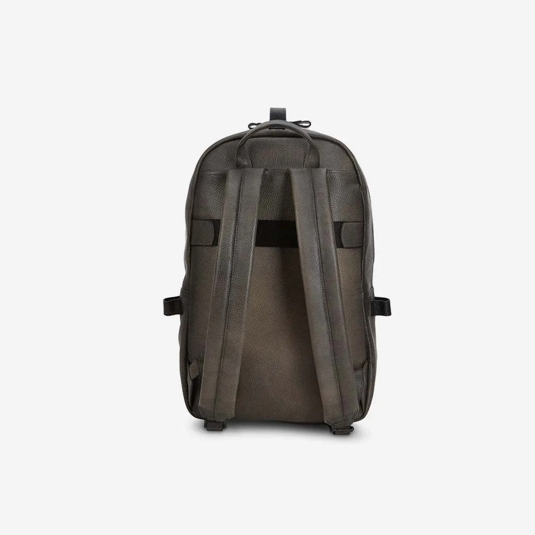 18's Leather Backpack With Suede Trim