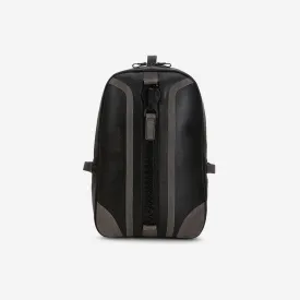 18's Leather Backpack With Suede Trim