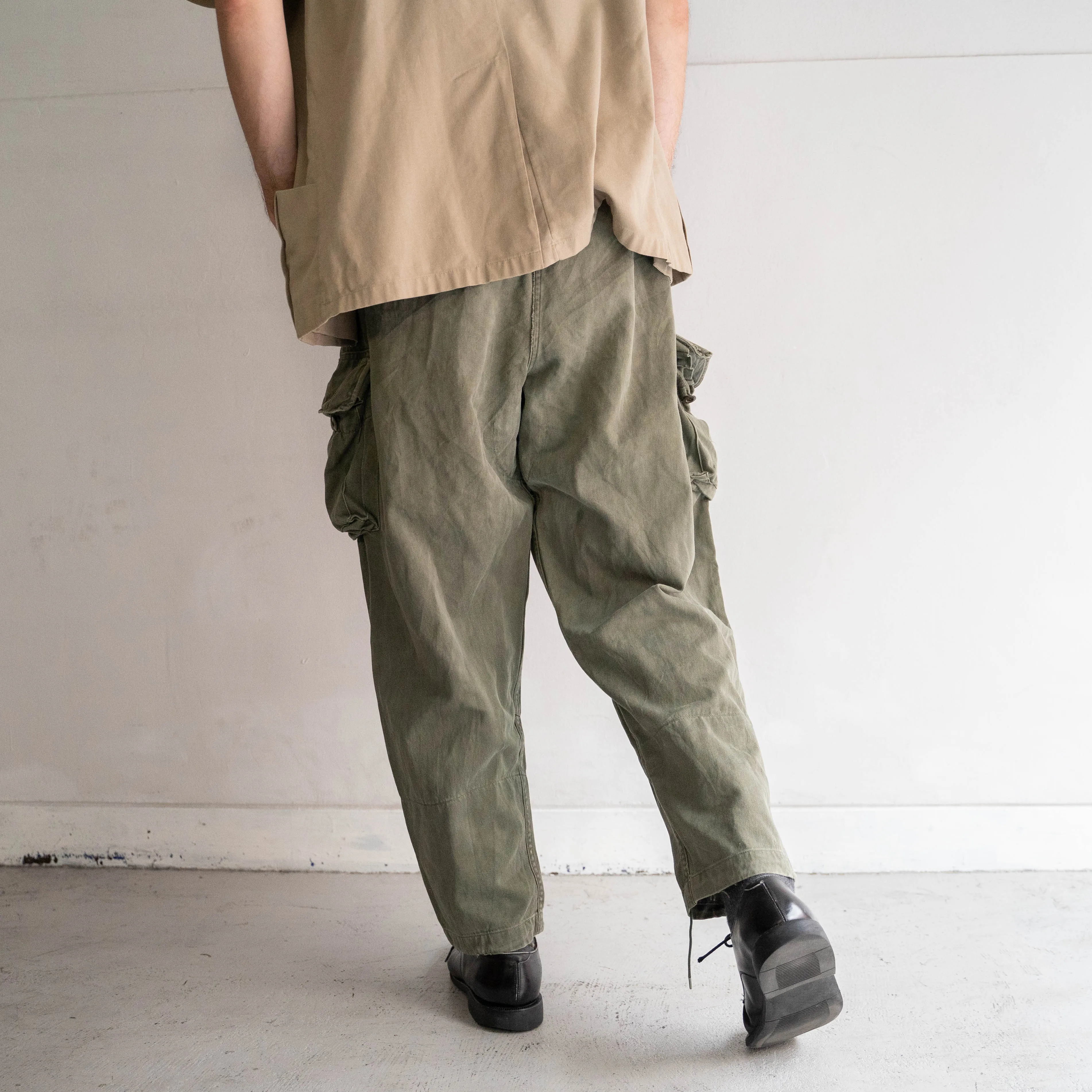 1960-70s French military m64 cargo pants -1