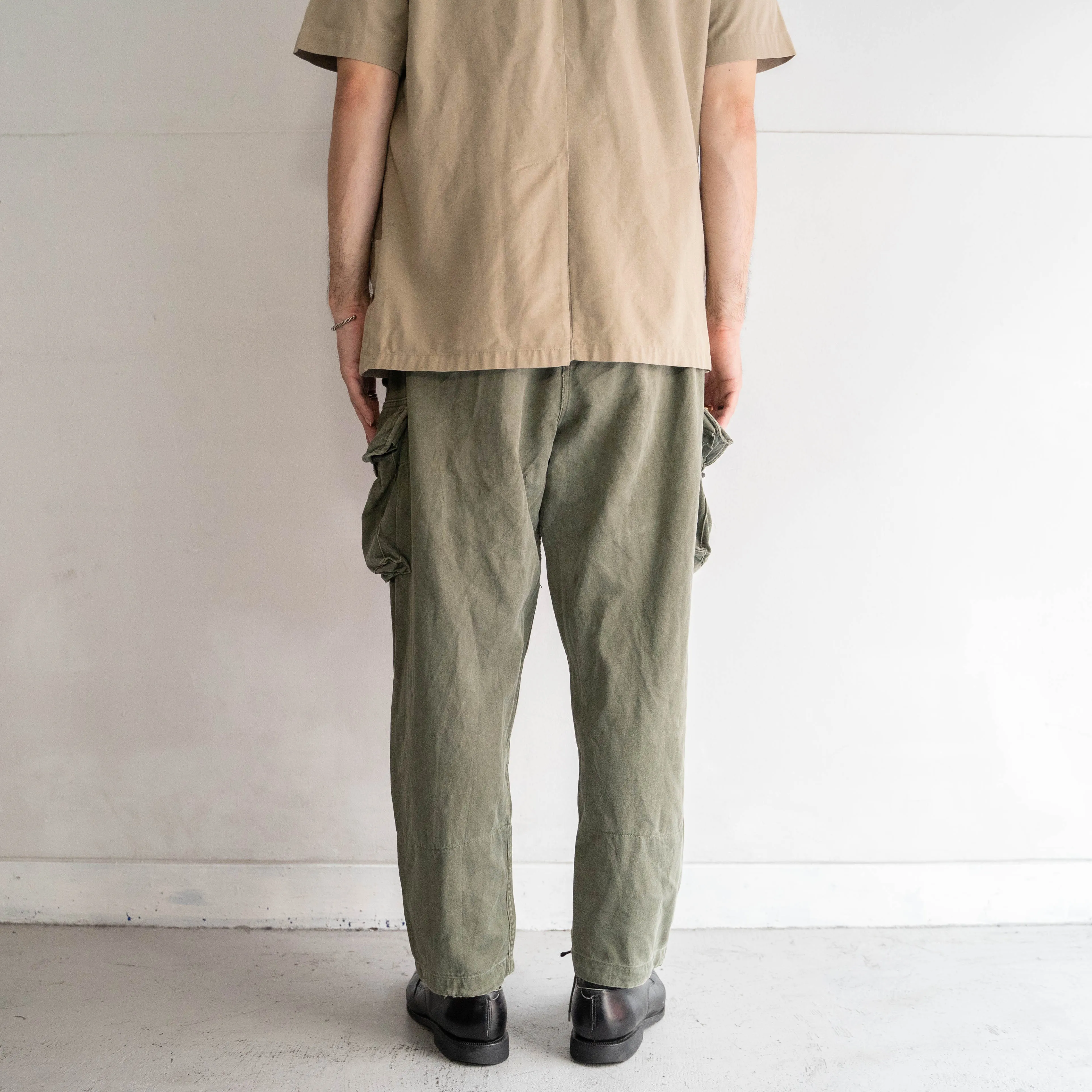 1960-70s French military m64 cargo pants -1