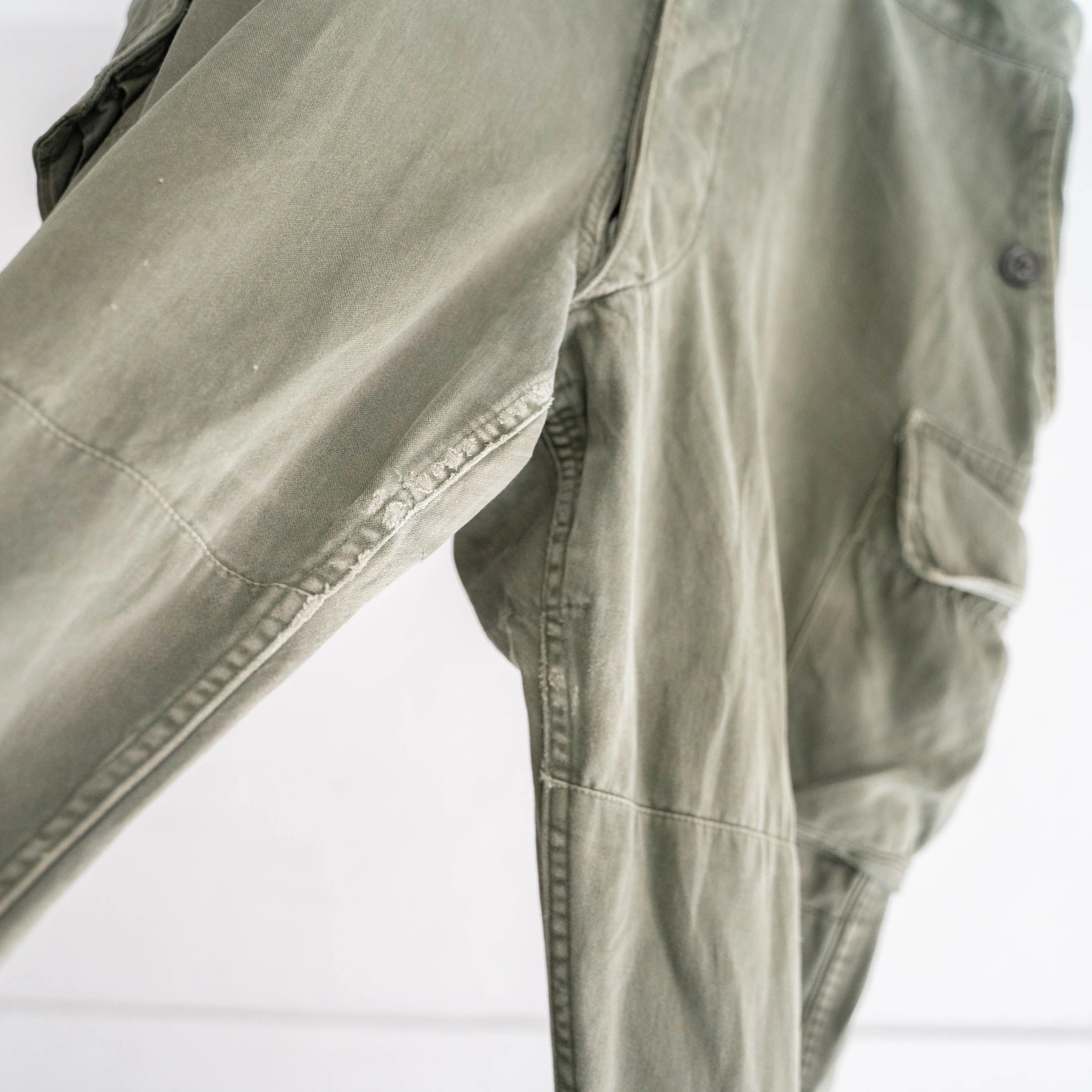 1960-70s French military m64 cargo pants -1