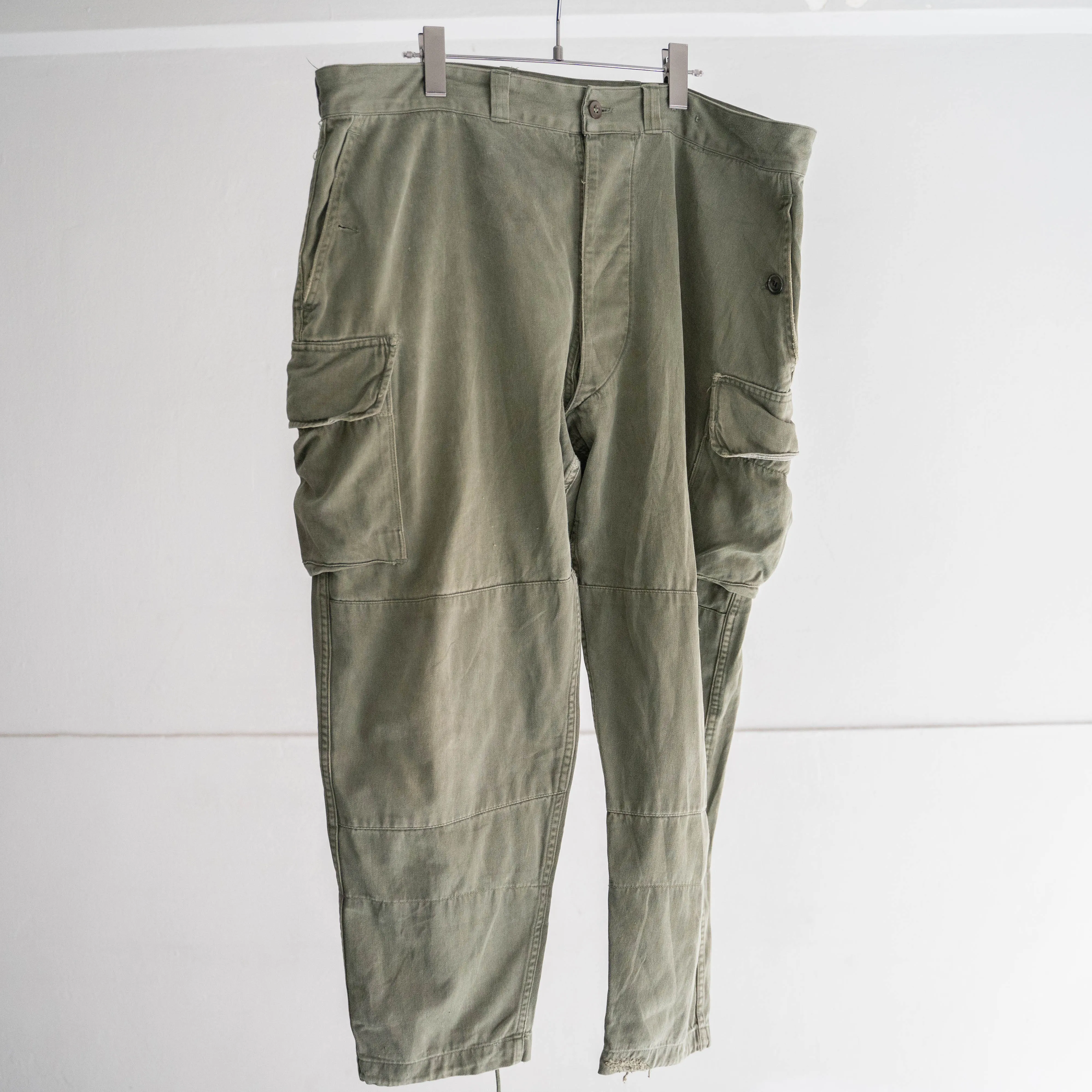 1960-70s French military m64 cargo pants -1