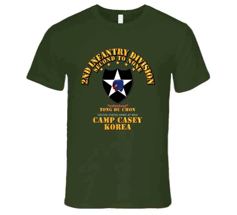 2nd Infantry Division, Camp Casey Korea, (Tong Du Chon)  - T Shirt, Premium and Hoodie