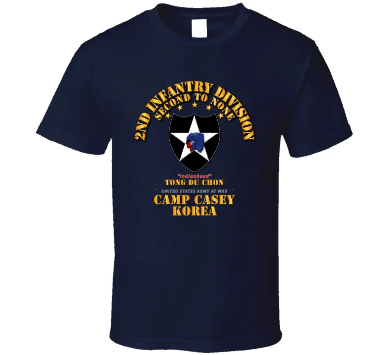 2nd Infantry Division, Camp Casey Korea, (Tong Du Chon)  - T Shirt, Premium and Hoodie