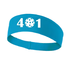 401 Rhode Island Pickleball Club | Pickleball Headband | 100% Polyester