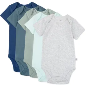 5-Pack Organic Cotton Short Sleeve Bodysuits