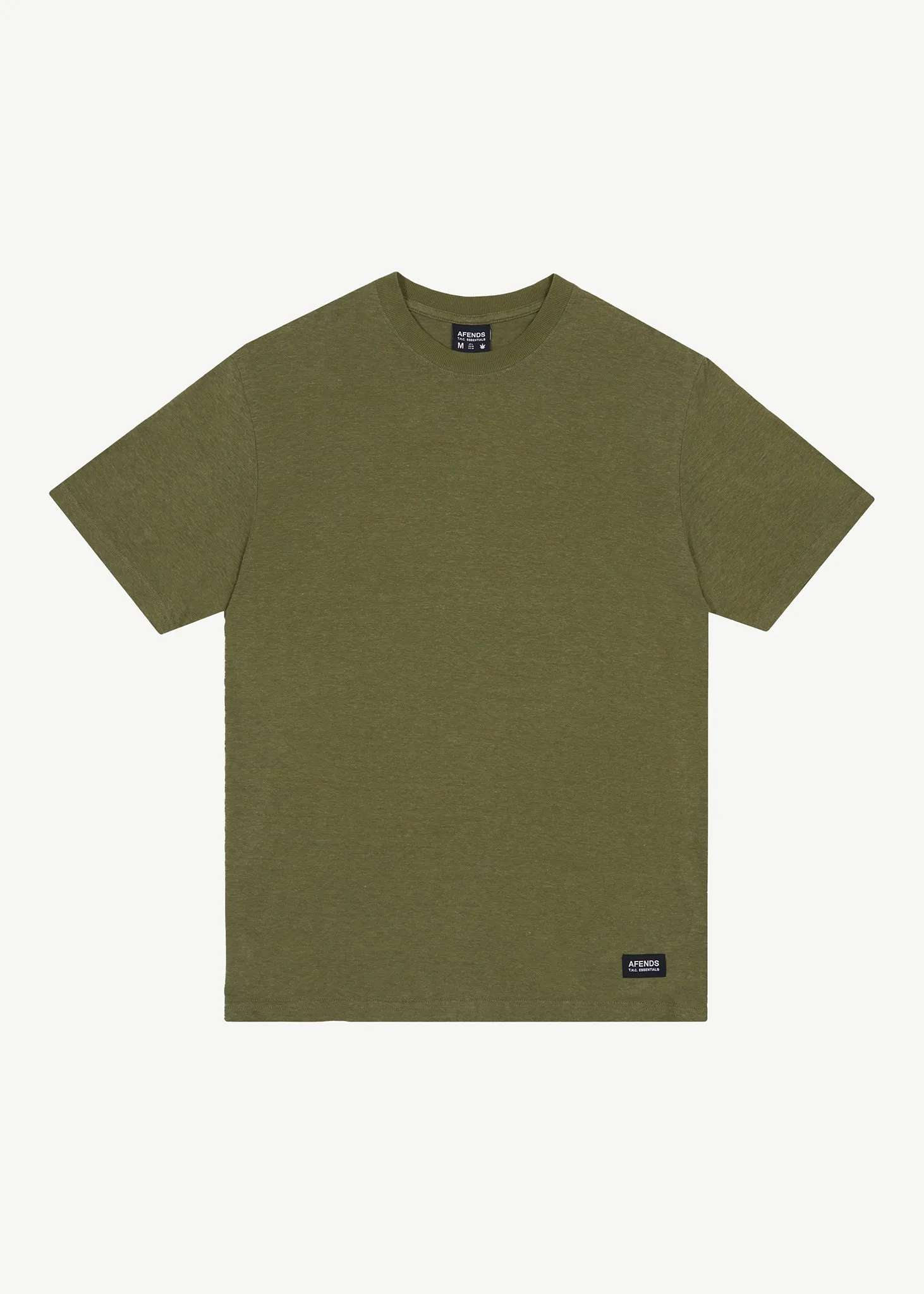 AFENDS Mens Classic - Retro Fit Tee - Military