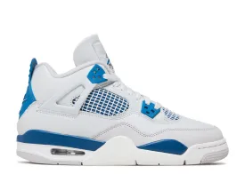 2024 Air Jordan 4 Military Blue (Grade School) - Stylish Sneakers for Young Athletes