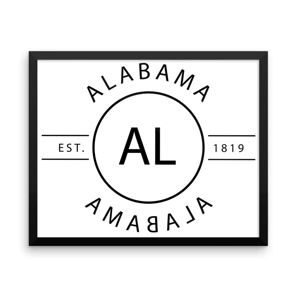 Alabama - Framed Print - Reflections