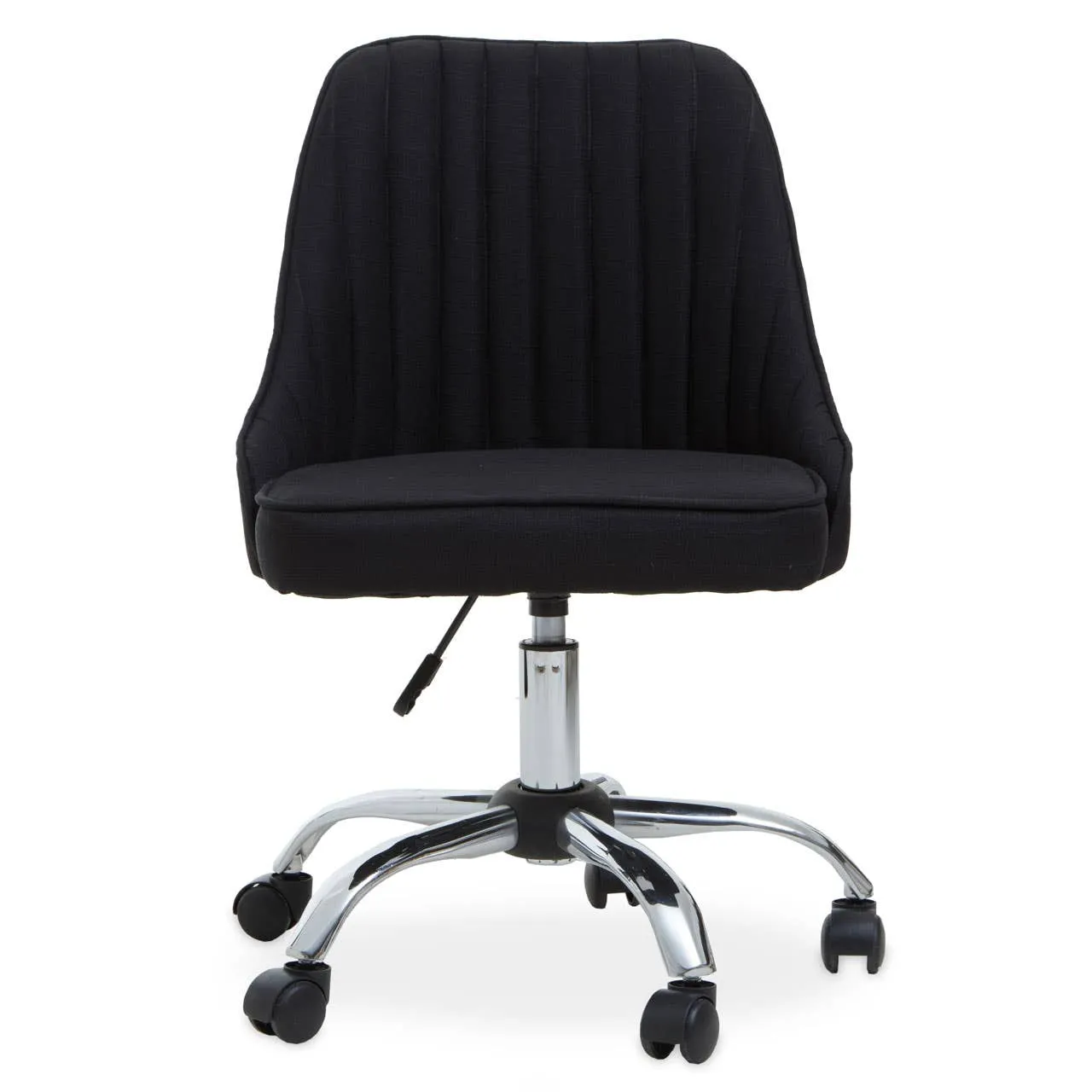 Alexi Black Fabric Home Office Chair