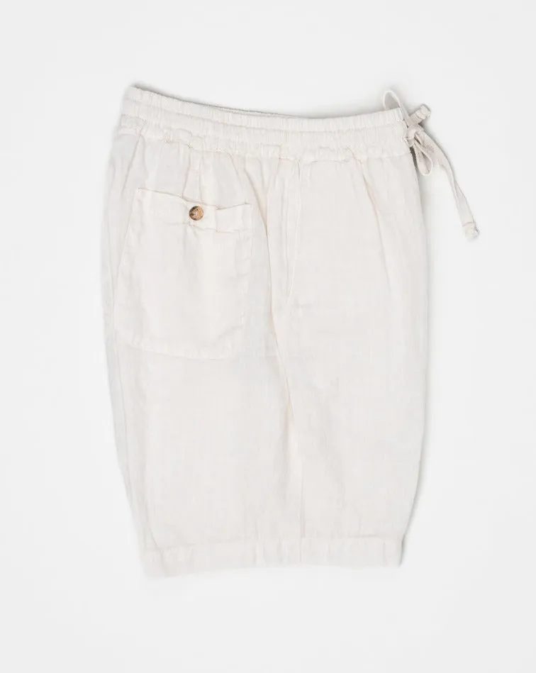 Altea Linen Bermudas / Light Beige