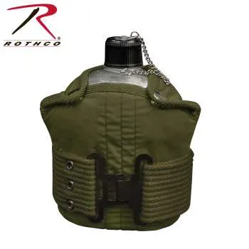 Aluminum Canteen And Pistol Belt Kit