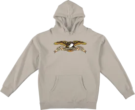 Antihero Eagle Hooded Sweatshirt - SMALL Bone/Black