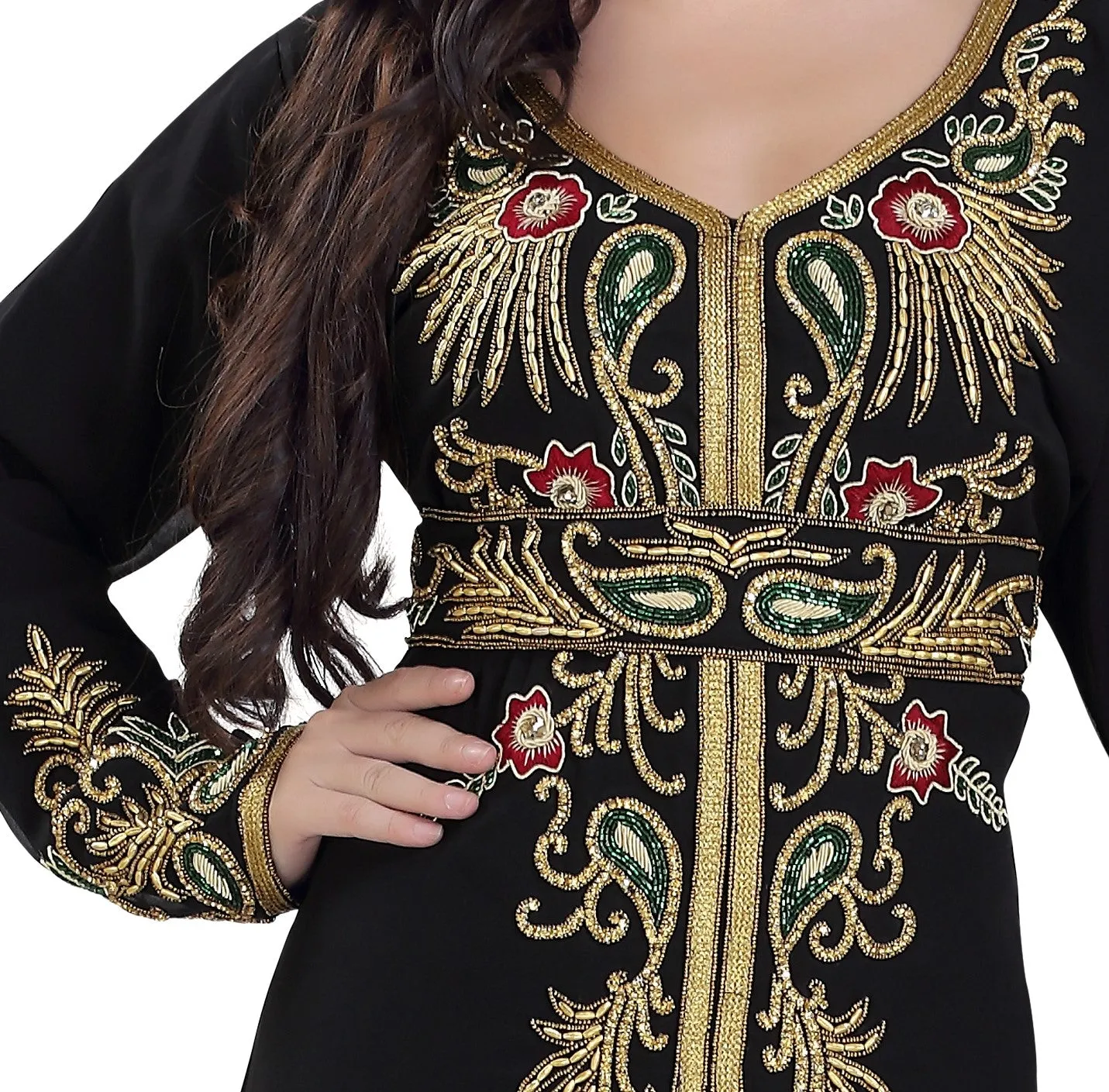 Arabian Abaya Designer Kaftan Dress