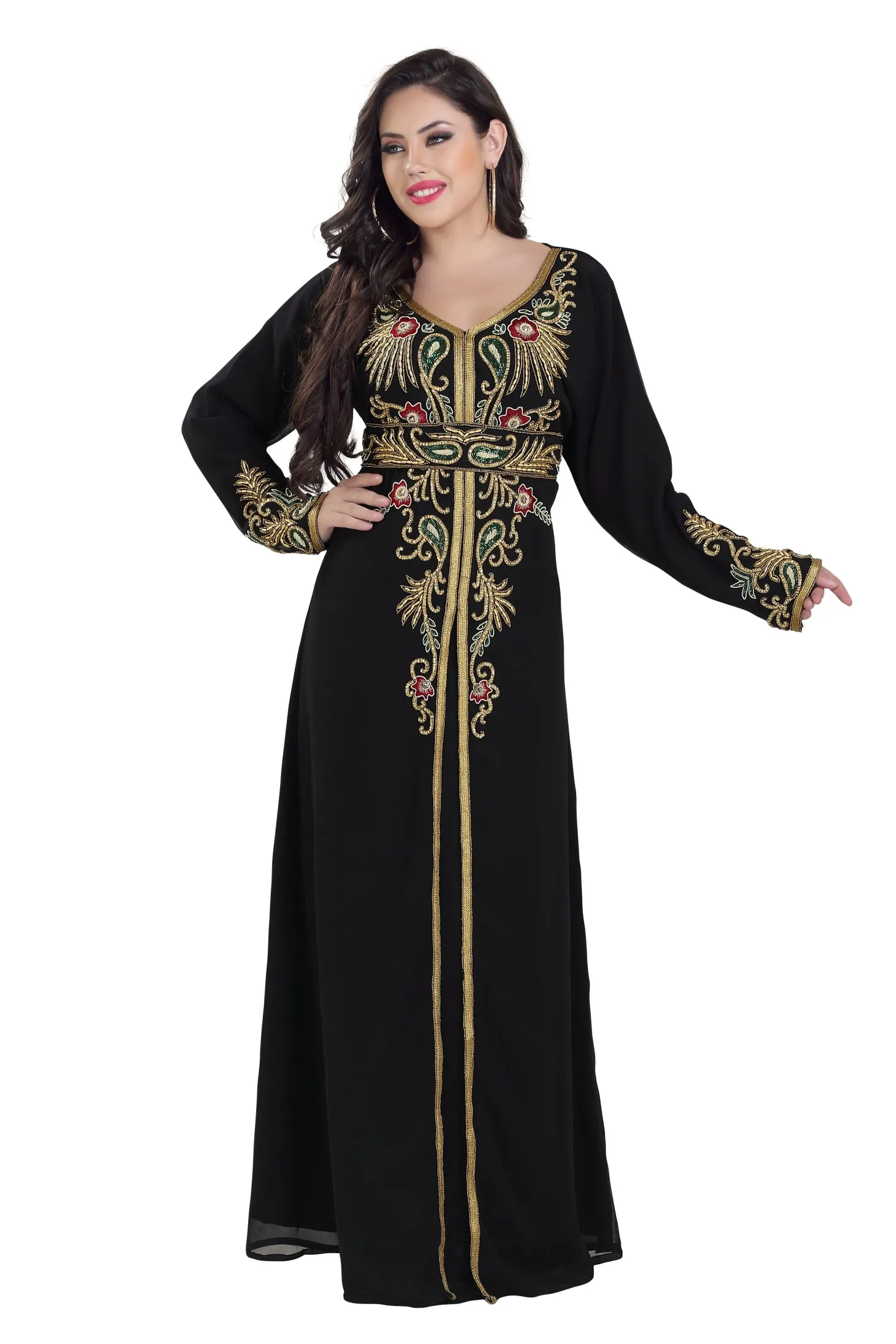 Arabian Abaya Designer Kaftan Dress