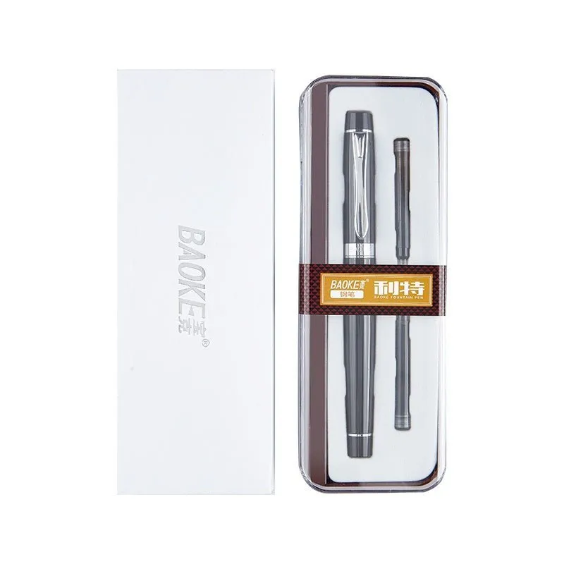 Baoke 0.5mm Black Ink Fountain Pen