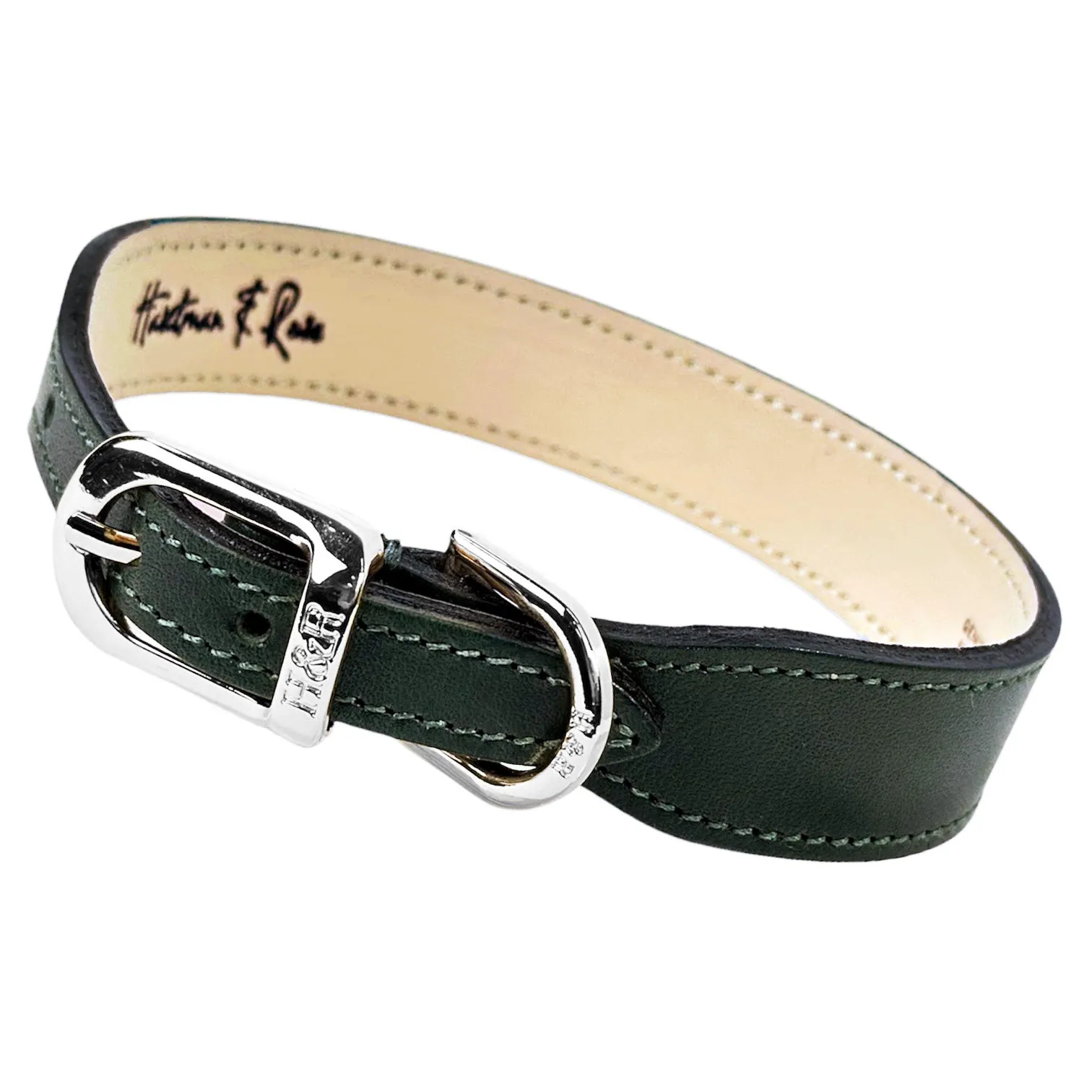 Barclay Dog Collar in Ivy Green