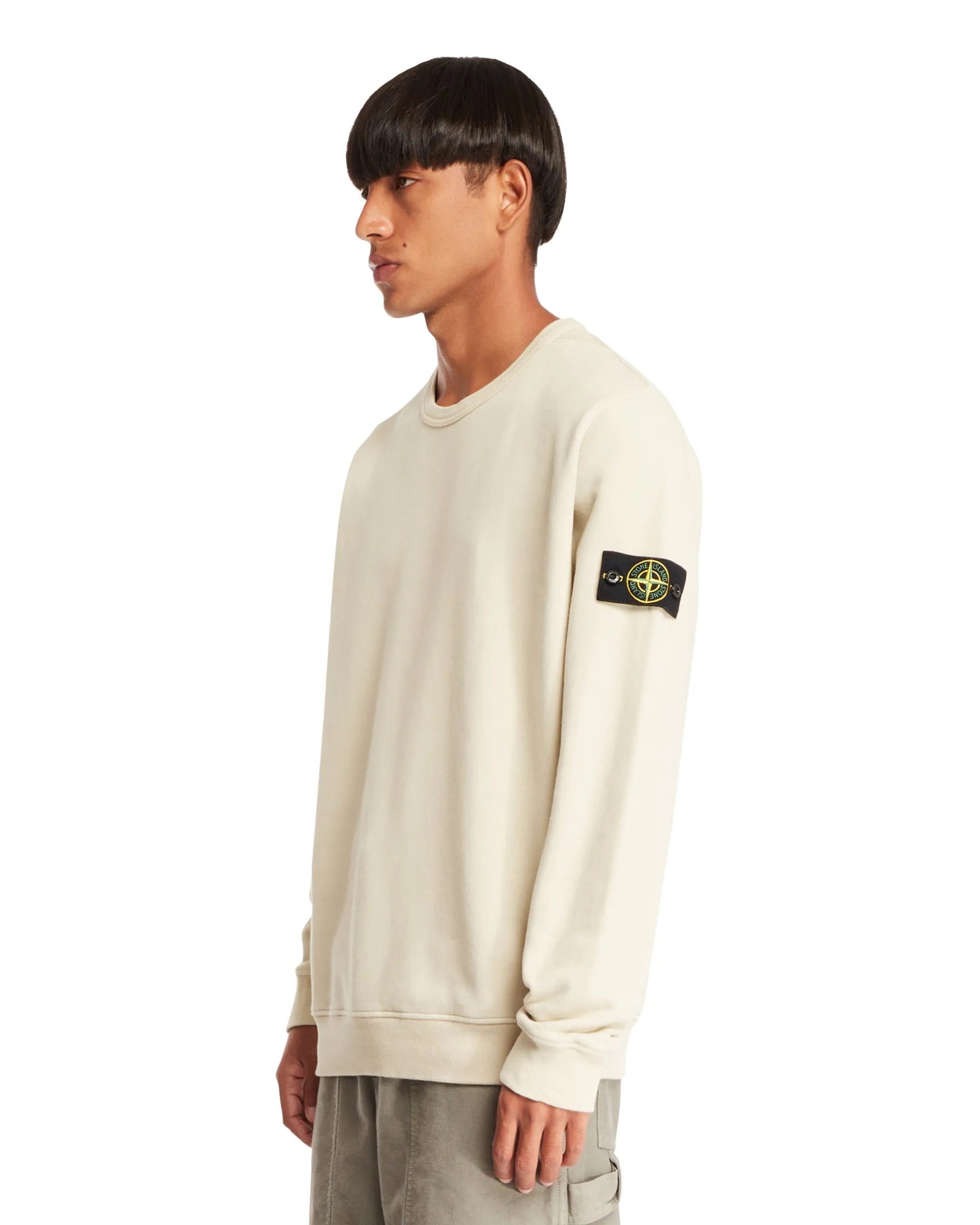 Beige Crewneck Sweatshirt