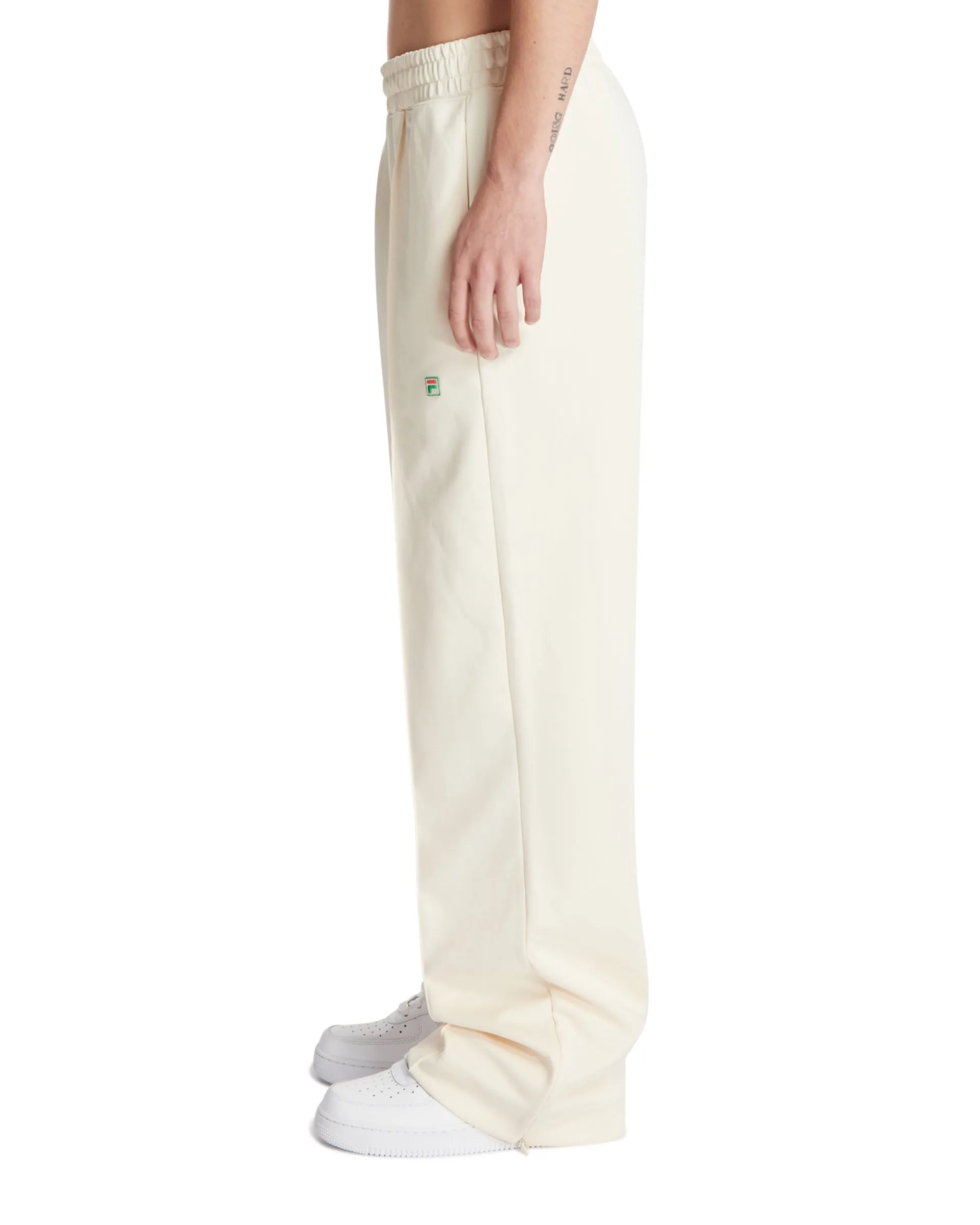 Beige F  Track Pants