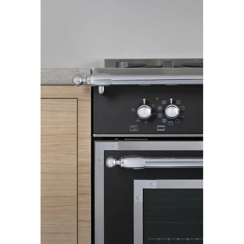 Bertazzoni Heritage 100cm Induction Top Electric Range Cooker - Nero Matt | HER105I2ENET