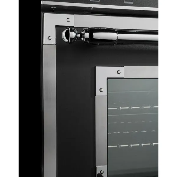 Bertazzoni Heritage 100cm Induction Top Electric Range Cooker - Nero Matt | HER105I2ENET