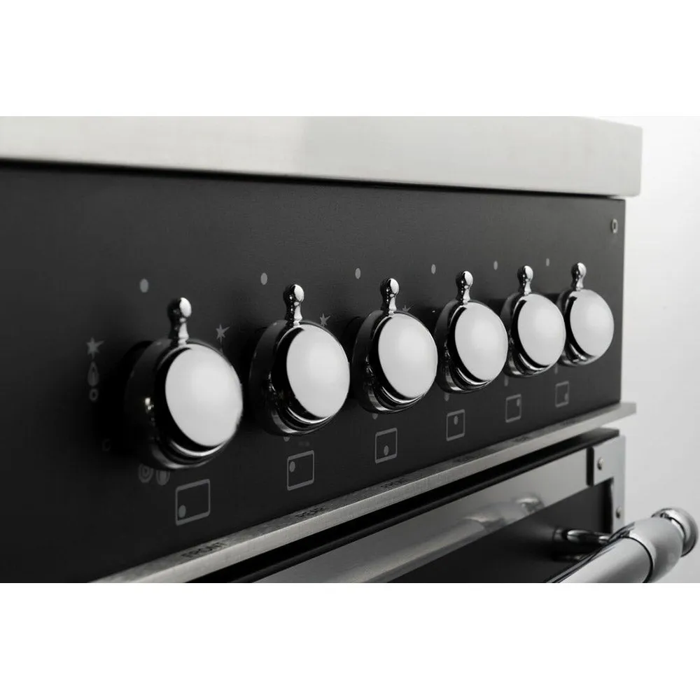 Bertazzoni Heritage 100cm Induction Top Electric Range Cooker - Nero Matt | HER105I2ENET