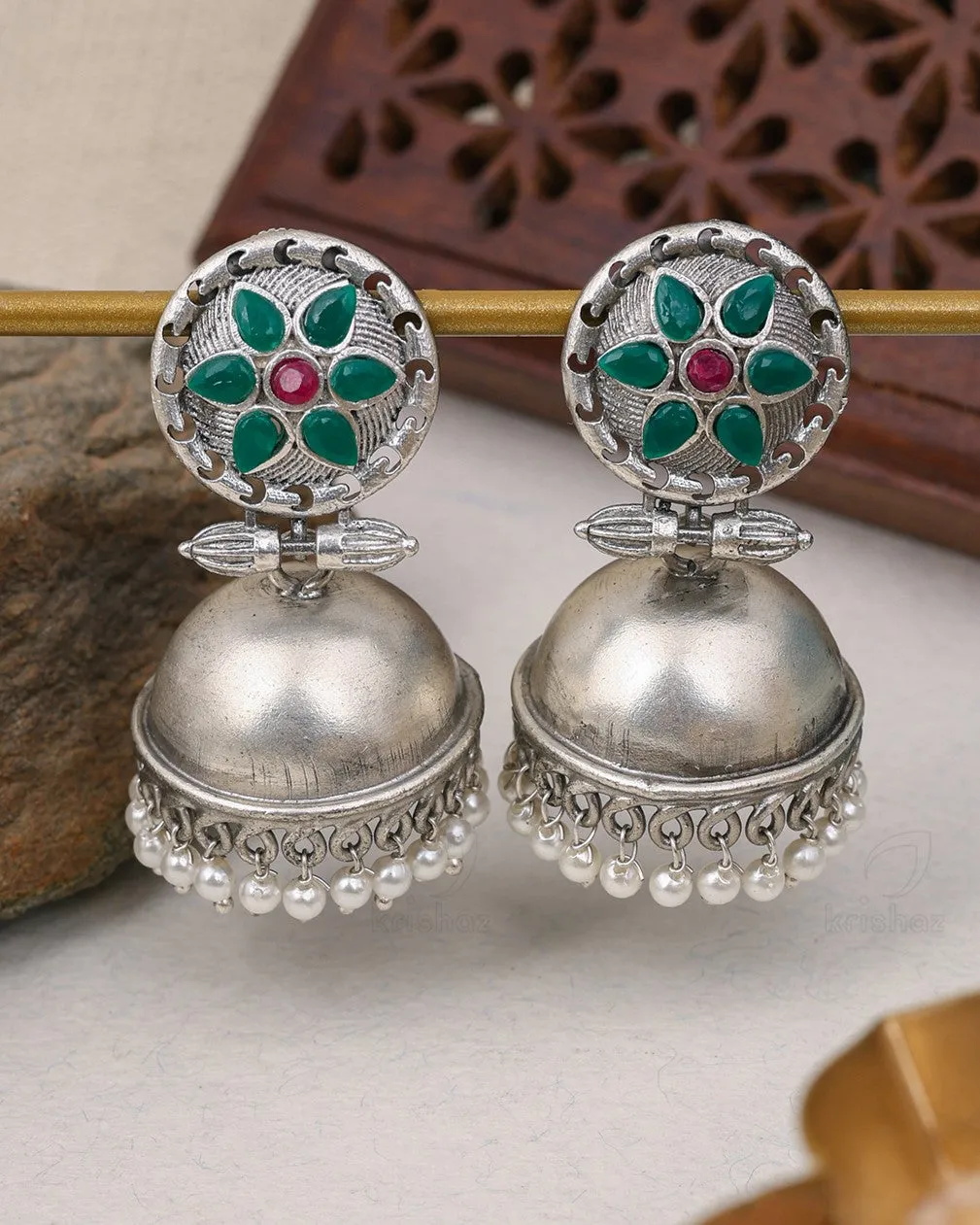 Bhavya Jhumki Earrings