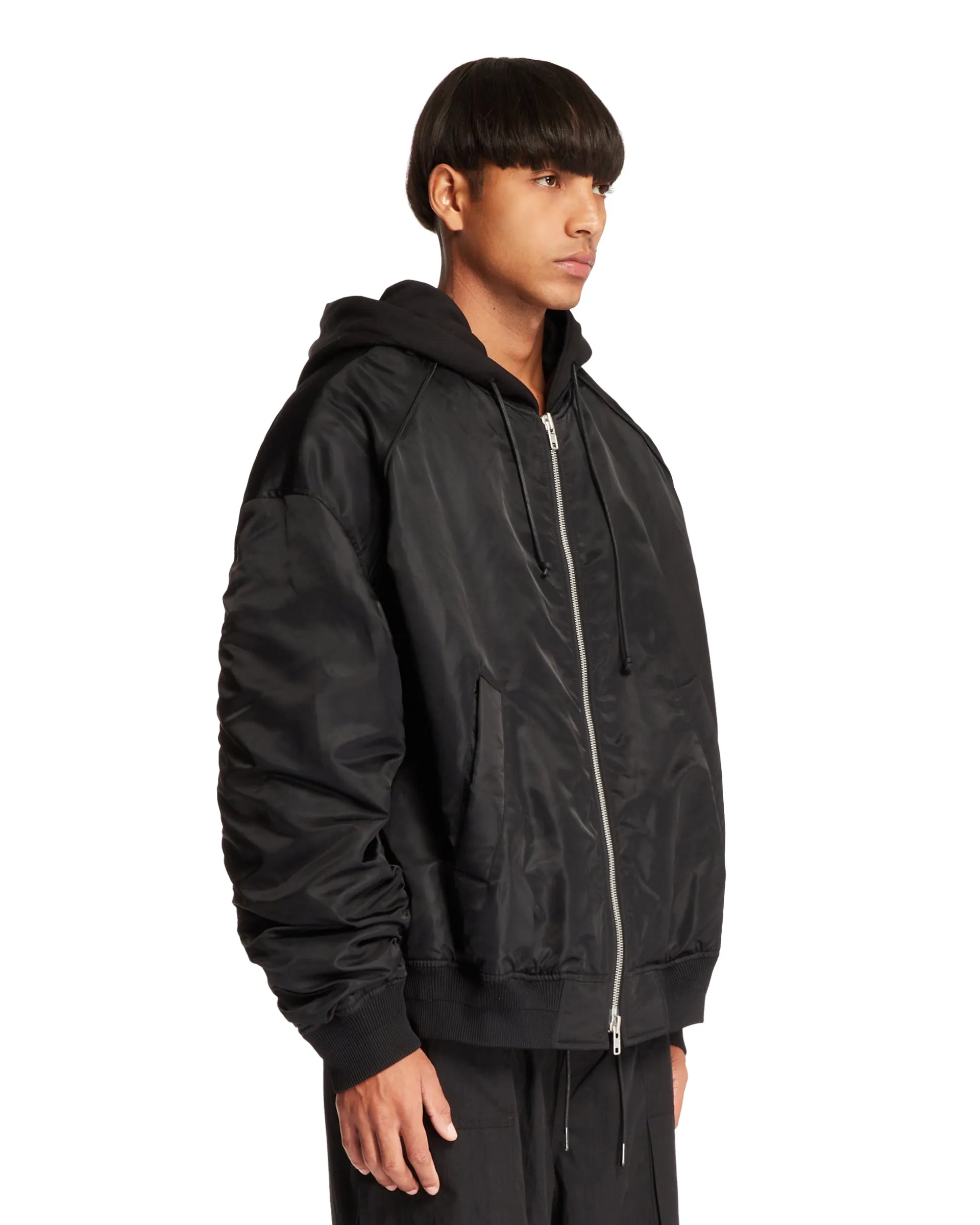 Black Hooded Jacket