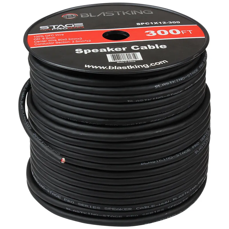 Blastking 12 AWG 2-Conductor Speaker Cable - Order by Feet - 1ft