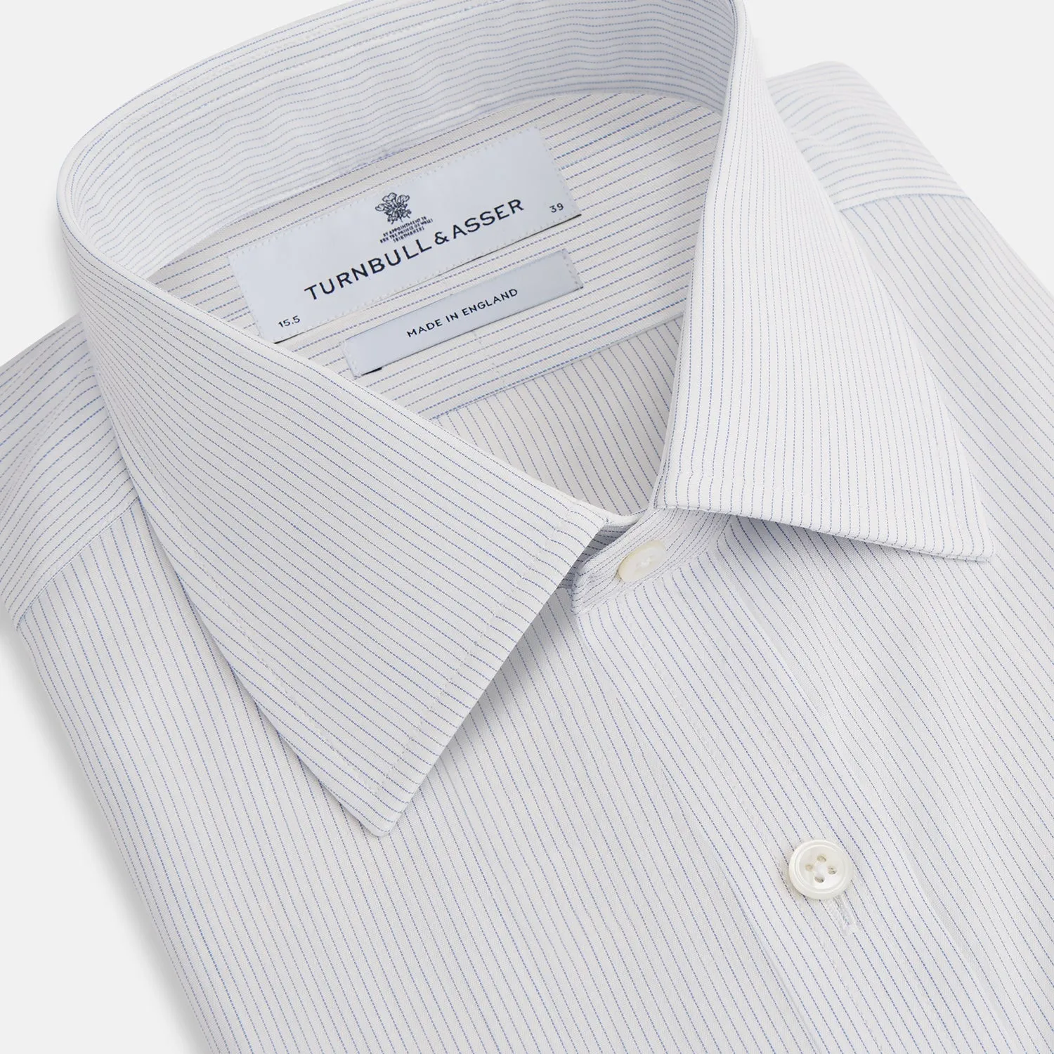 Blue Pencil Stripe Mayfair Shirt