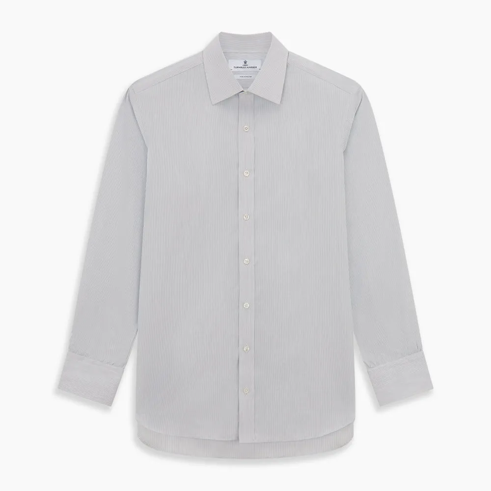 Blue Pencil Stripe Mayfair Shirt