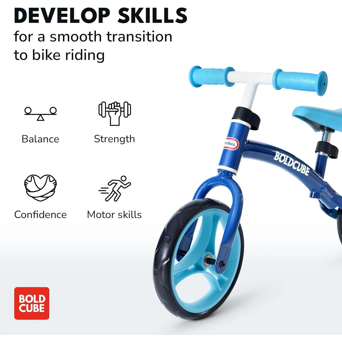 Boldcube Little Tikes Balance Bike Dark Blue/Light Blue