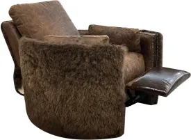 Buffalo Western Leather Swivel Glider Recliner