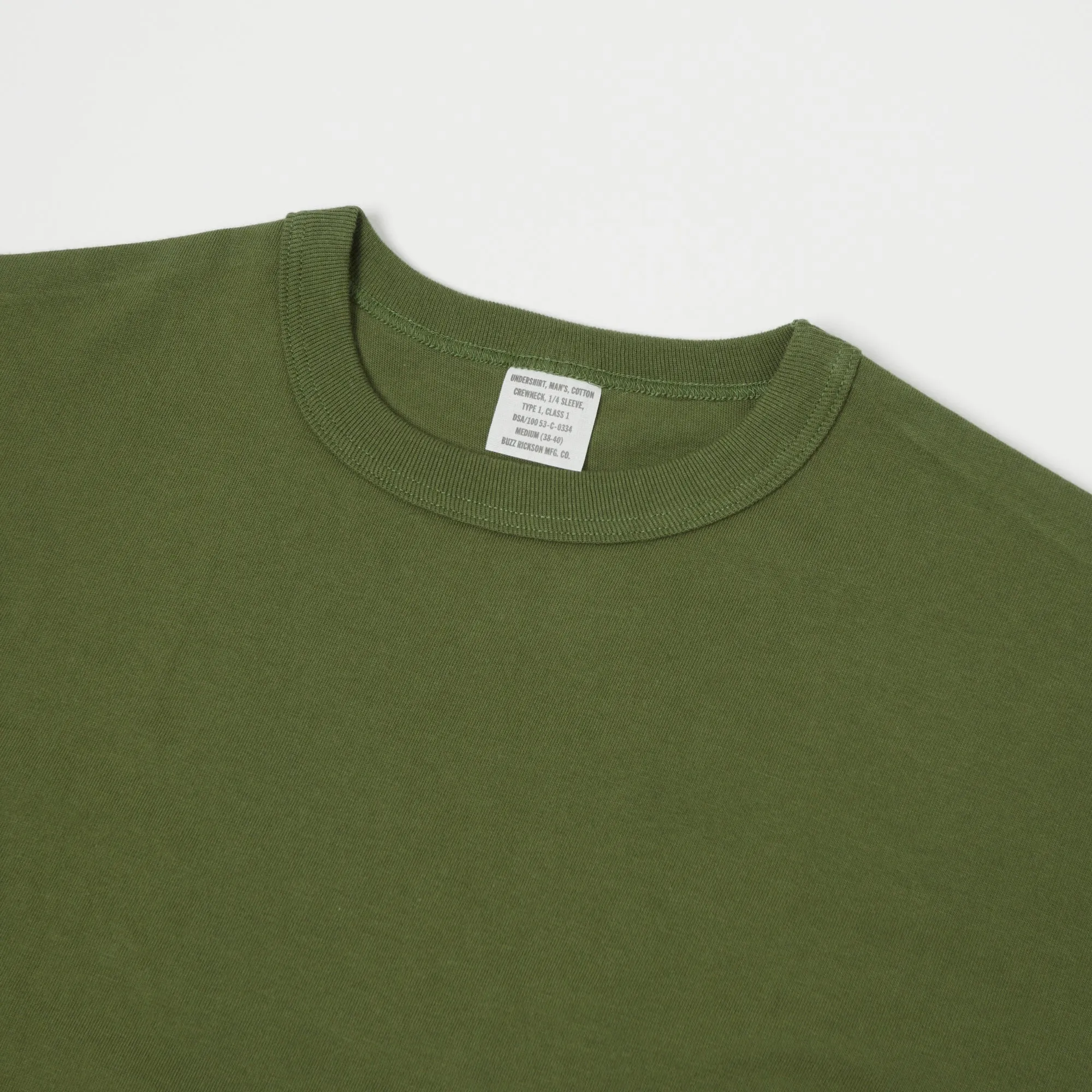 Buzz Rickson's 'Government Issue' Tee - Olive