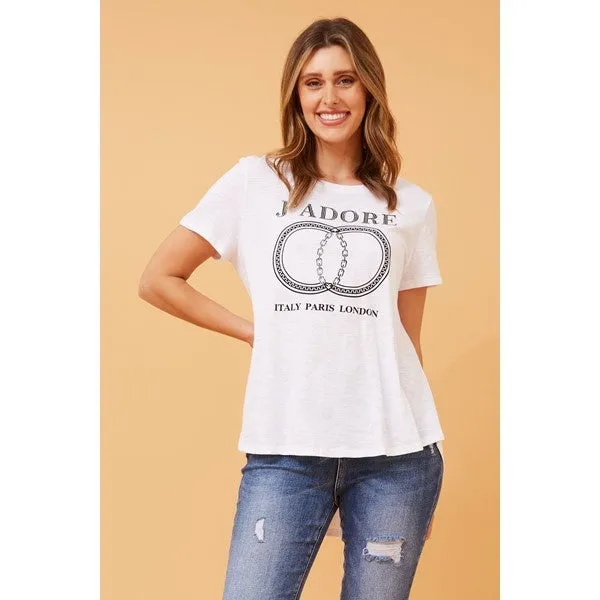 CG JADORE GRAPHIC TEE