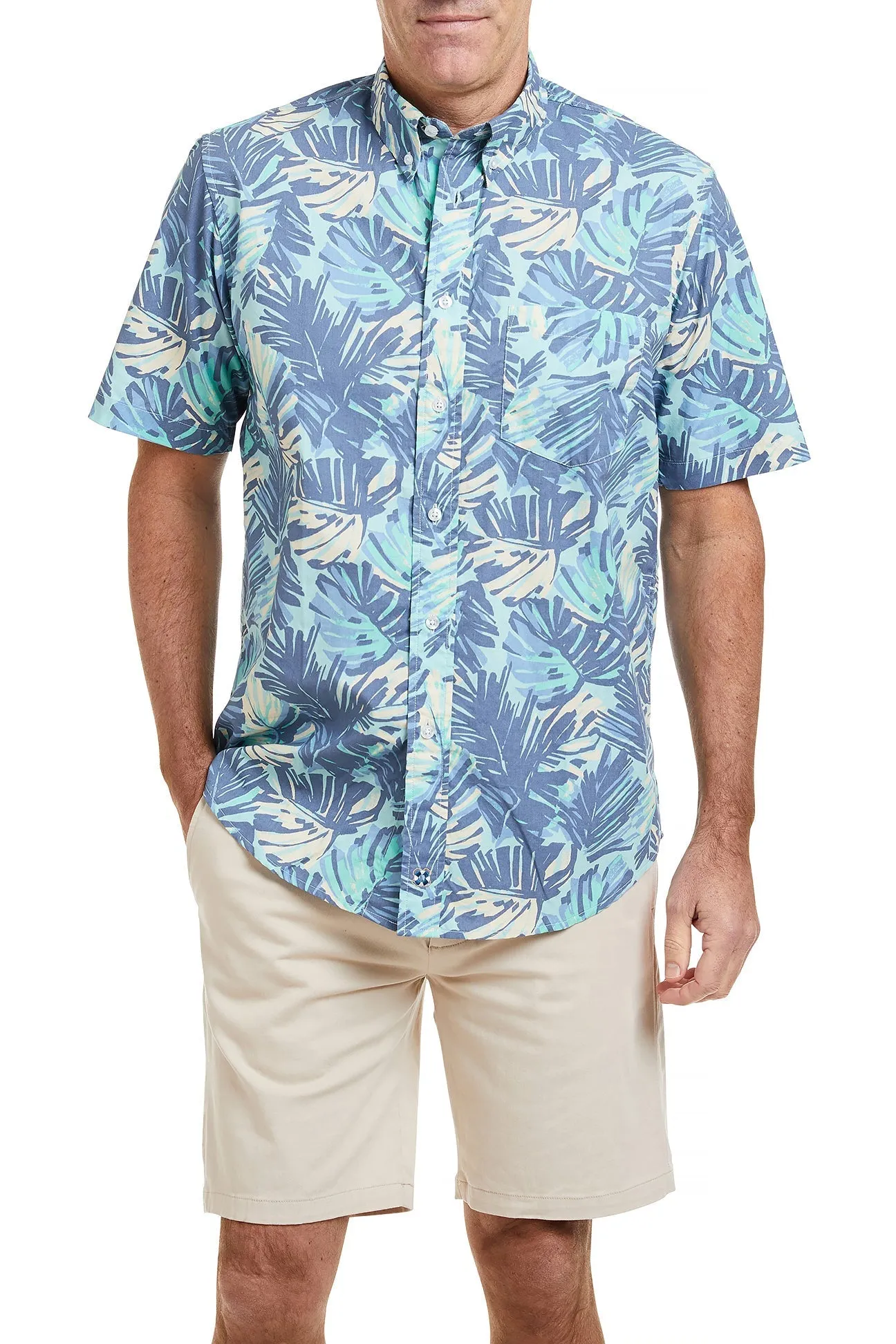 Chase Short Short Sleeve Leeward Print