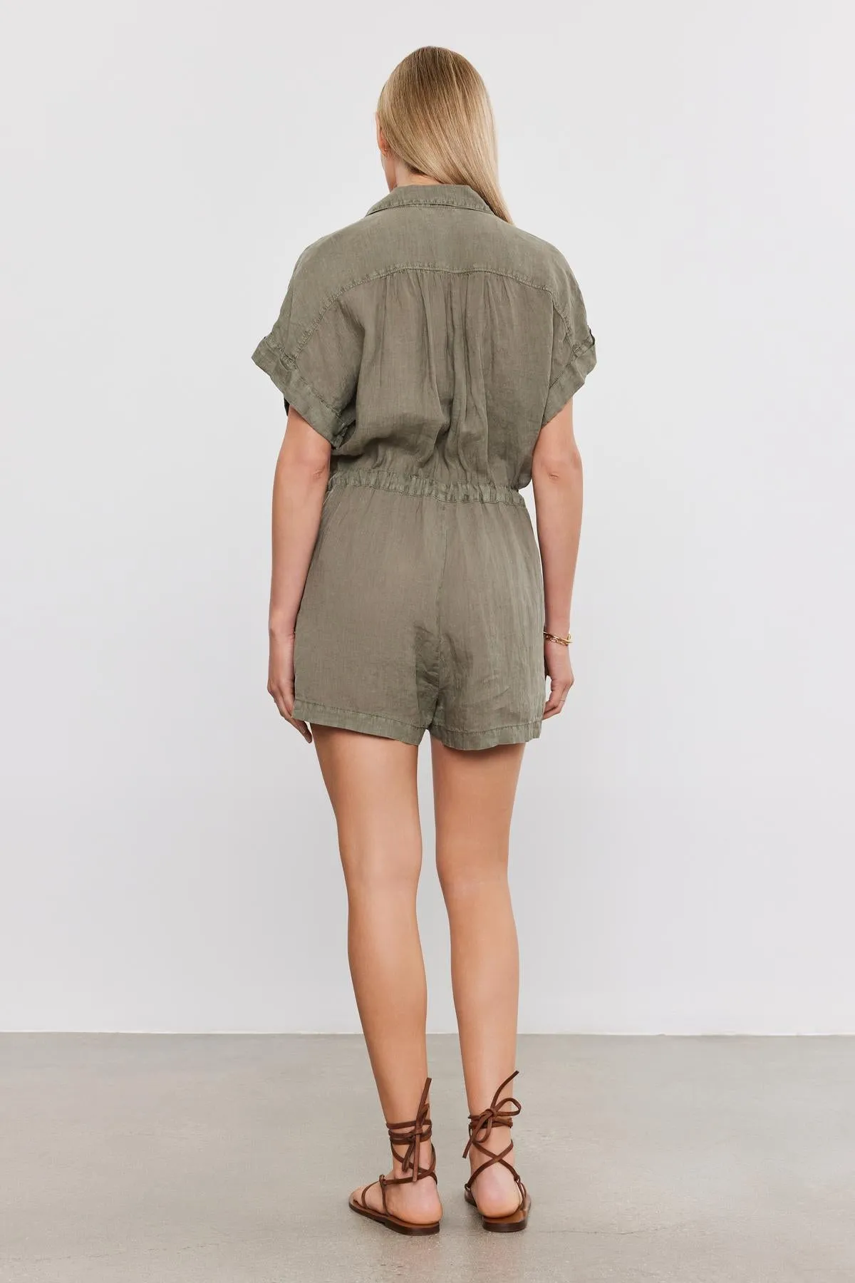 CLARE LINEN ROMPER