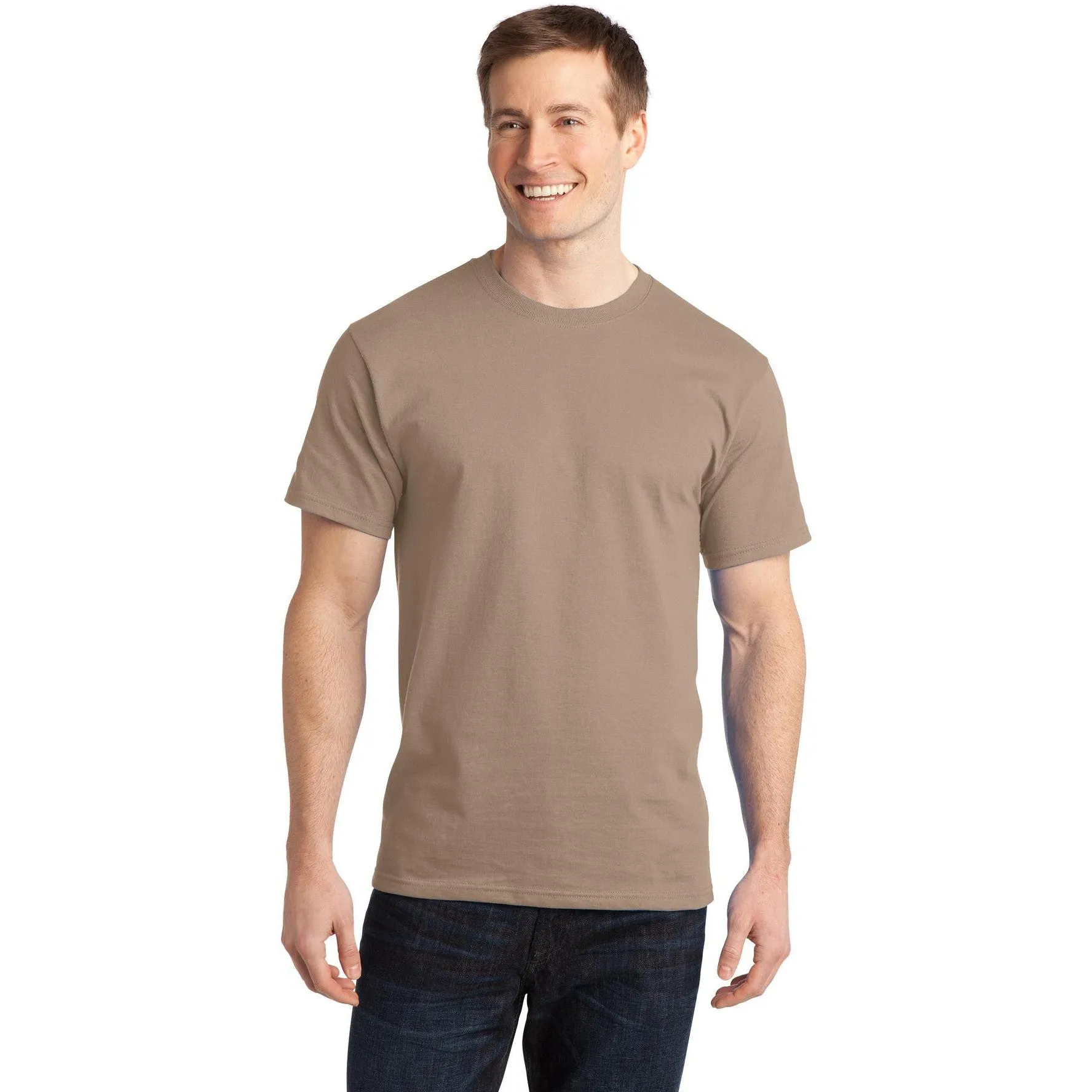 CLOSEOUT - Port & Company Ring Spun Cotton Tee