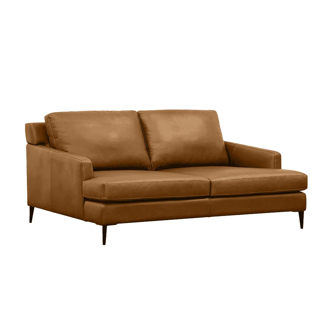 Collins Premium Aniline Leather Sofa by Chattel