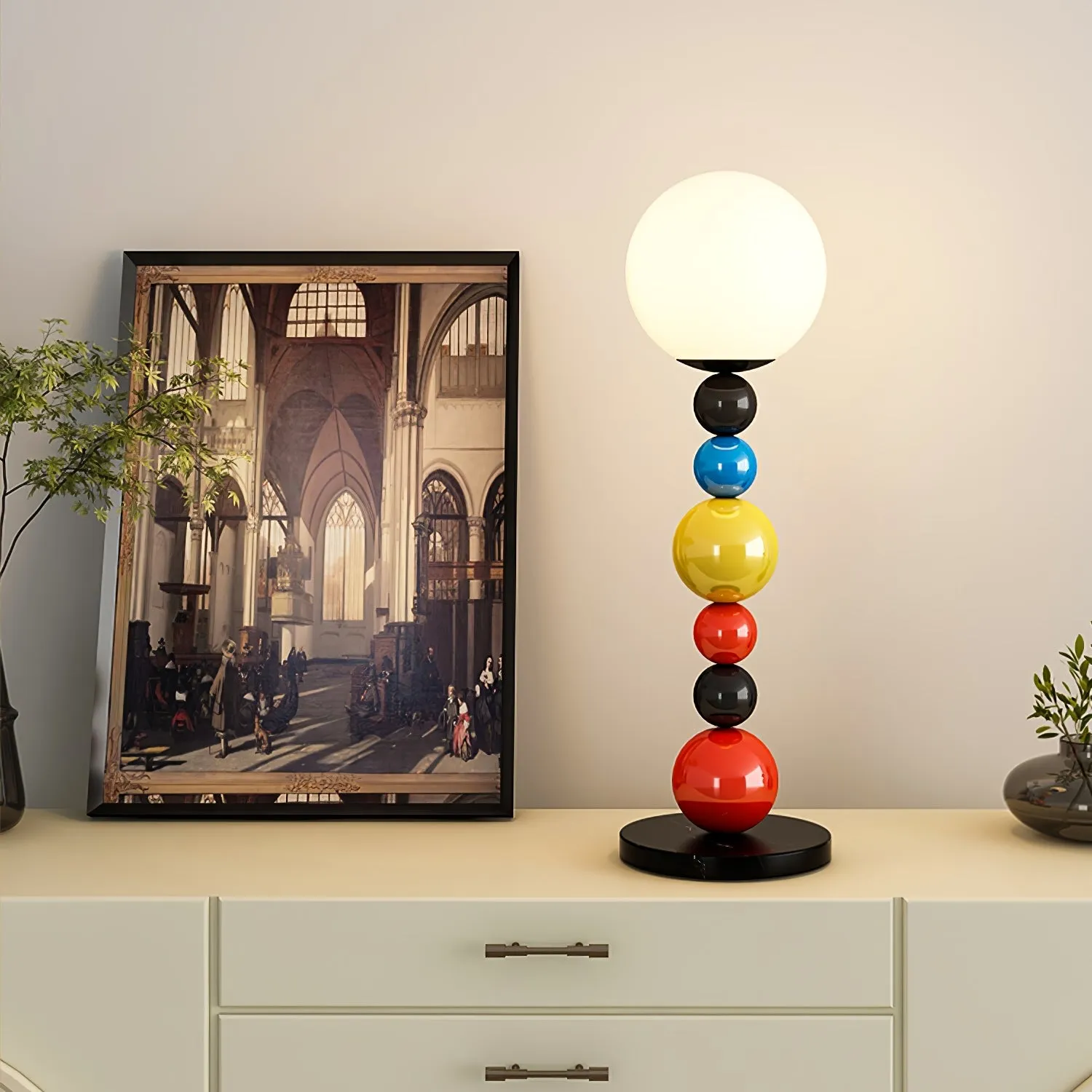 Colorful Round Ball Floor Lamp