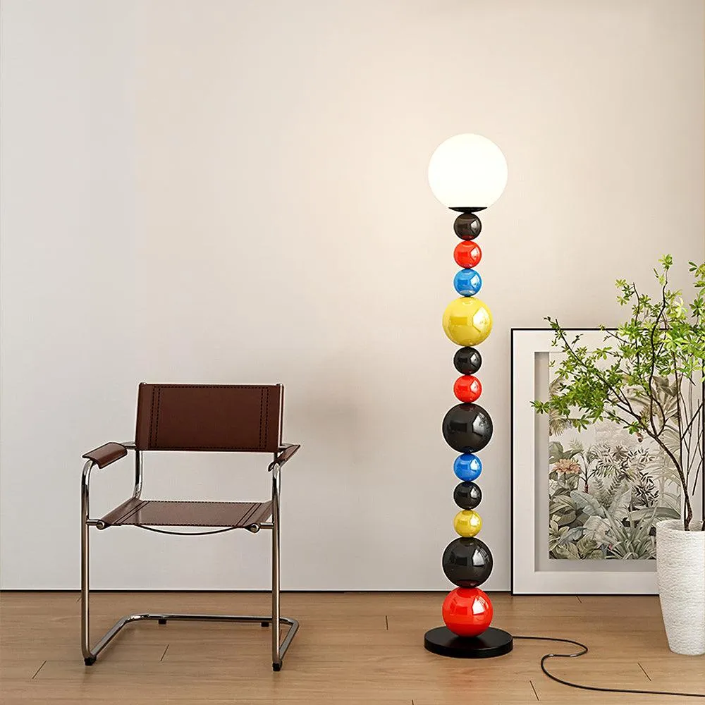 Colorful Round Ball Floor Lamp