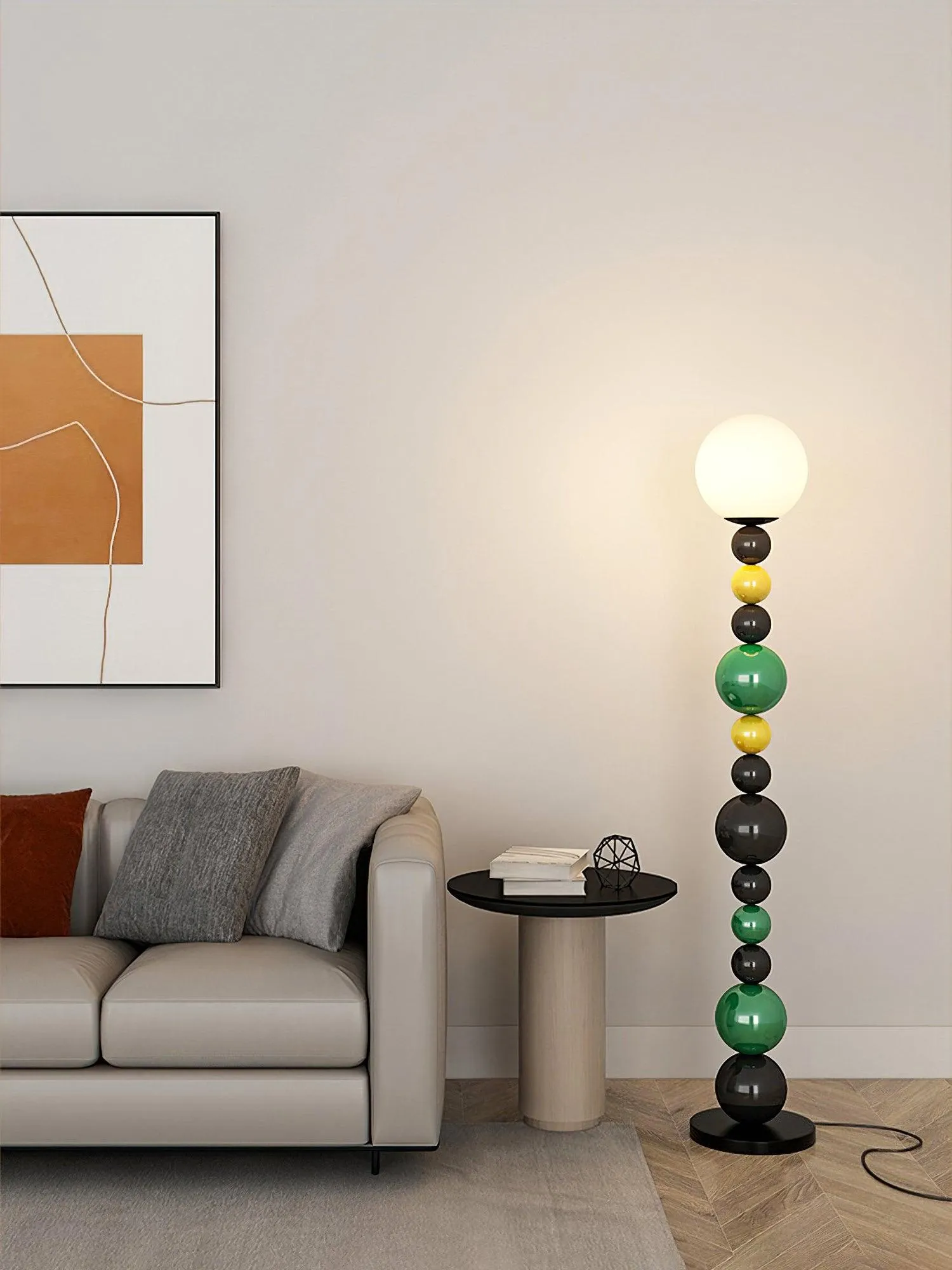 Colorful Round Ball Floor Lamp