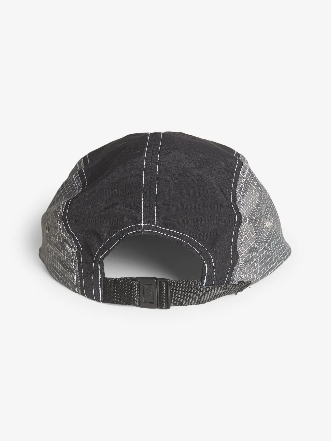 Cortex Curved 5 Panel Cap - Black