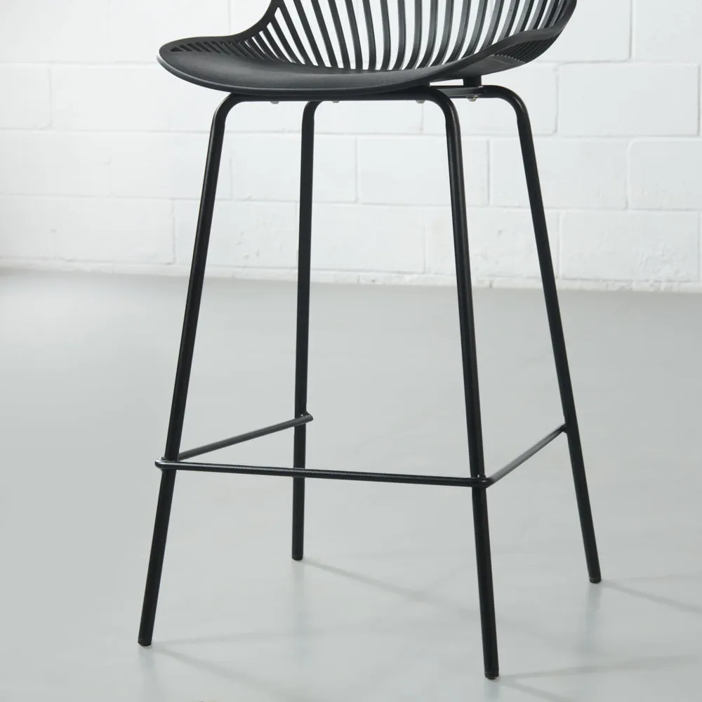 DANIELLA - Black Counter Stool