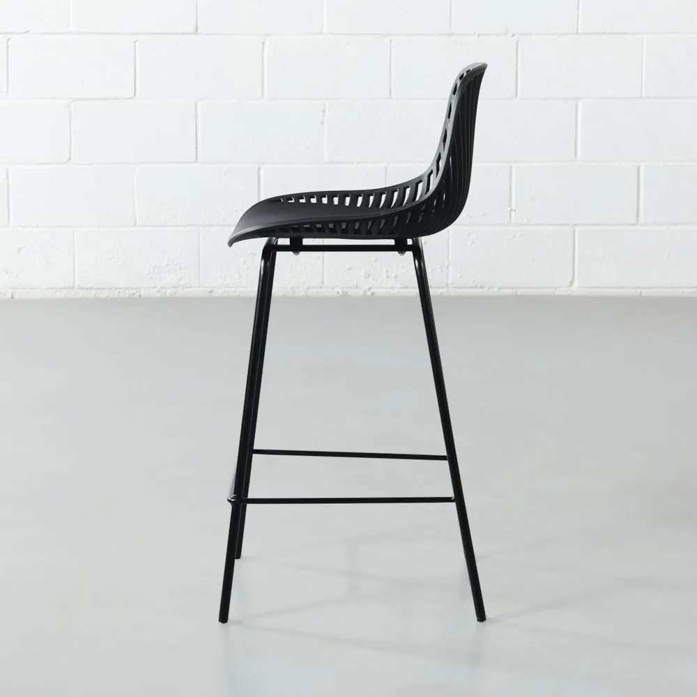 DANIELLA - Black Counter Stool