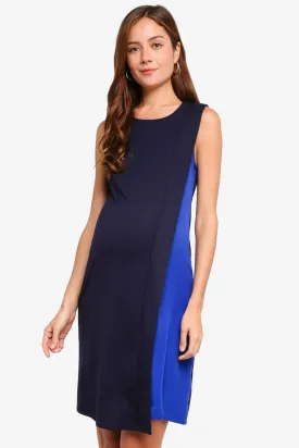 Dehtha Maternity Dress Navy Indigo