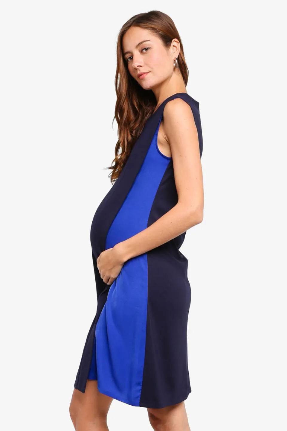 Dehtha Maternity Dress Navy Indigo